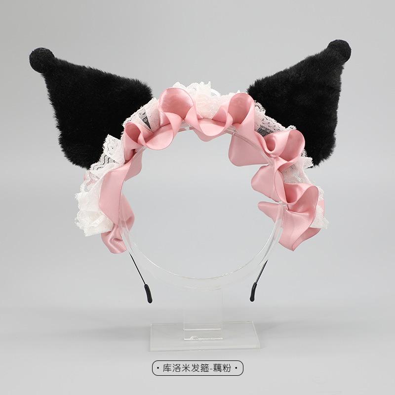 Simulation Plush Ears Hair Accessories Lolita Headgear Cosplay Comic Show Props Cute Rice Headband