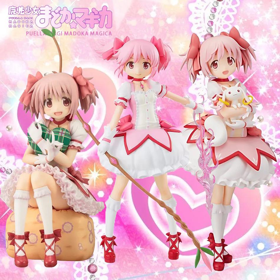 18CM Puella Magi Madoka Magica Kaname Madoka PVC Anime Actionfigur - Sammlermodell Spielzeug Geschenk Anime Cartoon Charakter