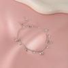 Bead Gold Bracelet Zinc Zinc Alloy Charm Hand Chain Sweet Heart Bracelet  Valentine's Day