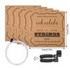 4 Pack Ukulele Strings Nylon Ukuleles String Replacements Ukulele Strings Parts Accessory for 21/23/26Inch Ukulele Part