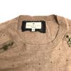 Essentiel Antwerp Strickkleid mit kurzen Ärmeln, Schulterreißverschluss und Perlen(GEBRAUCHT)