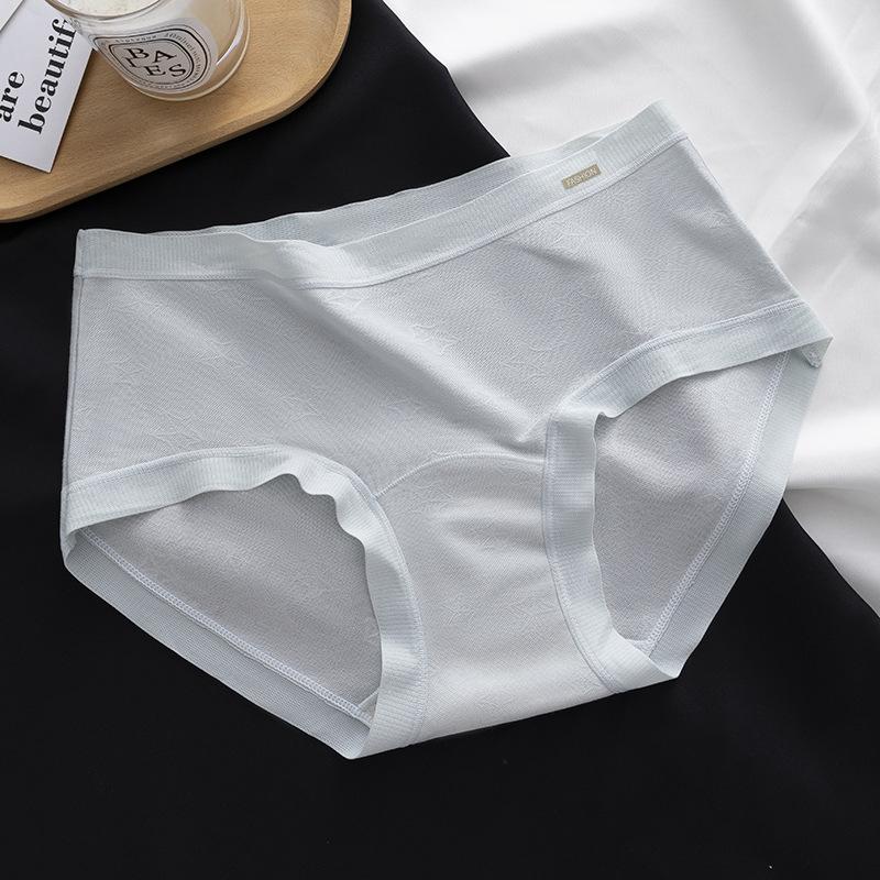 Women's Summer Lace Non Trace 10A Antibacterial Extended Crotch Panties