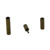 10Pcs Strong Bayonet Clasps 3mm Round PU Leather Cord Buckle Ends for Jewellery