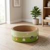 Cat Scratcher Bed BowlShaped Scratching Lounge Corrugated Cardboard for Cats, Kittens,