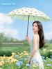 Paradise Umbrella 2026 New Model Thickened Color-Coated Sun Protection Uv-Resistant Dual-Use Sun and Rain Umbrella for Women