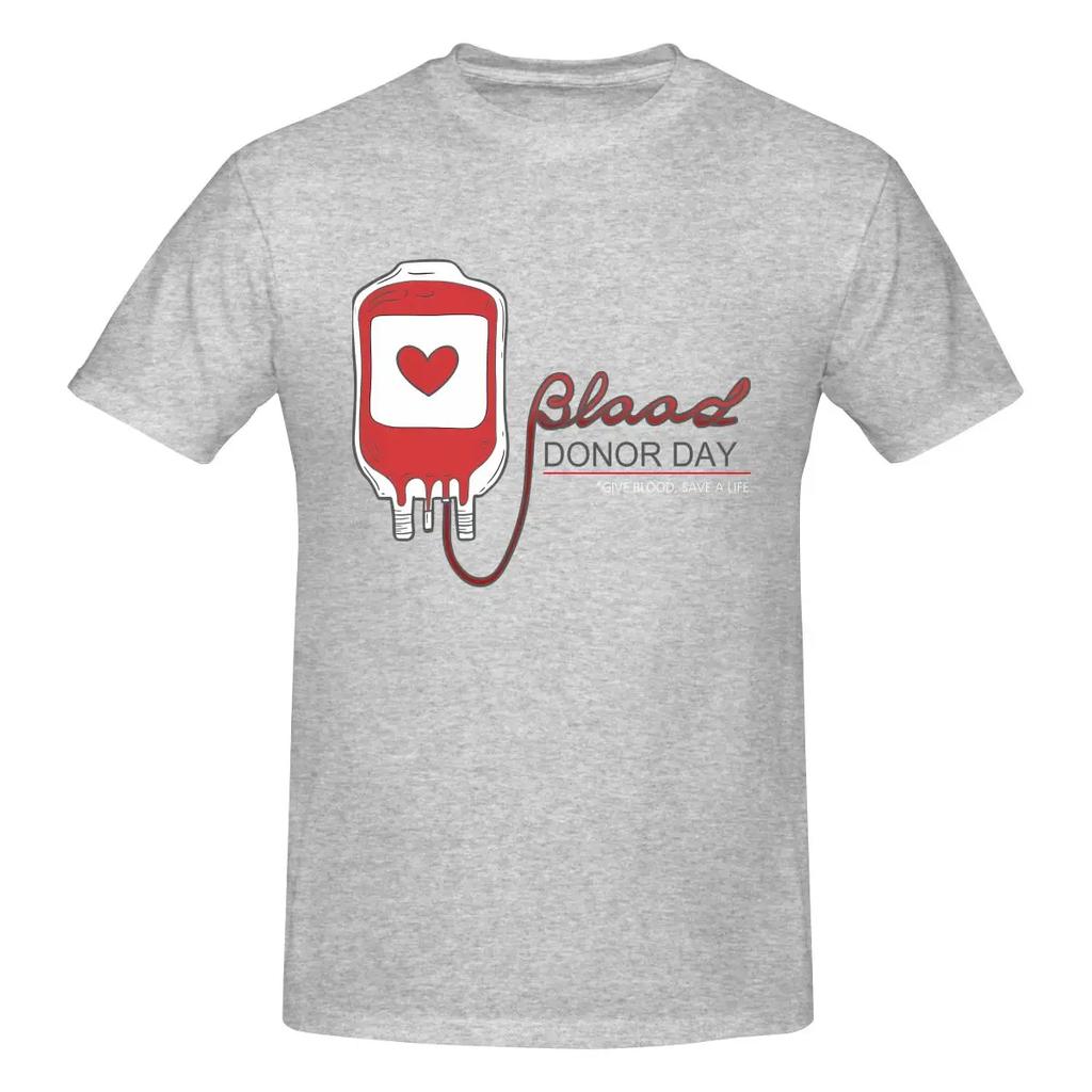 Donor Day Give Blood Help To Save A Life Shirt Tshirt Tee Best Cotton Splicing Hot Selling