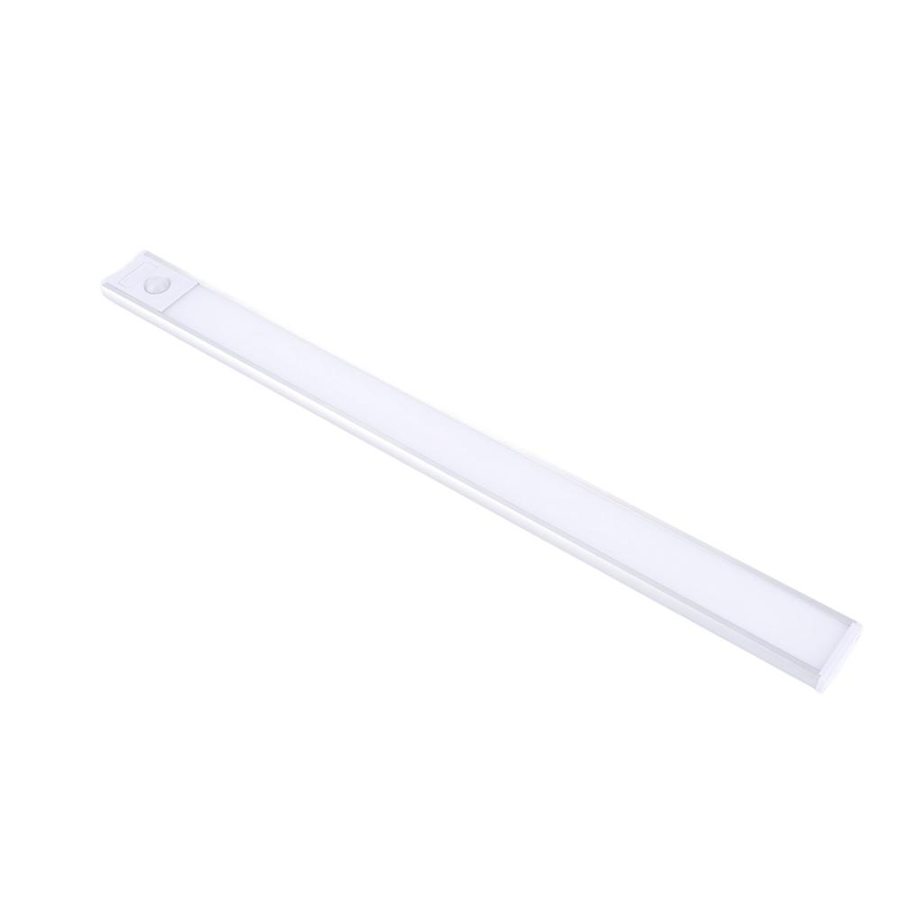 Motion Sensor Under Cabinet Light Rechargeable Battery Operated LED Closet Light 3 Color Dimmable Counter Light Strip for Kitchen Stairs