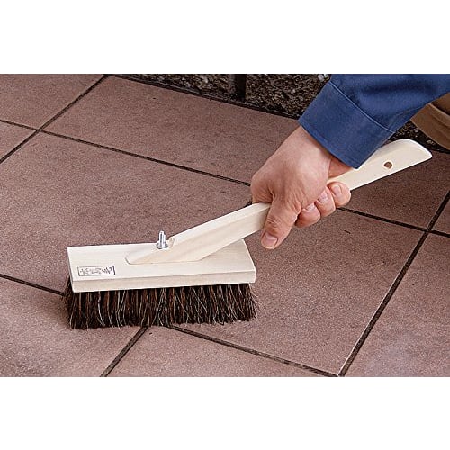 Kincho Plastering Brush, Genuine Horsehair, with Handle, 1 Brush, Approx. 180x60mm