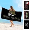M-Metal M-Mulisha Πετσέτα Παραλίας με Εκτύπωση από Μικροΐνες Ορειβασία Γιόγκα Παραλία Κολύμπι Τρέξιμο Απορροφητική Μαλακή Πετσέτα