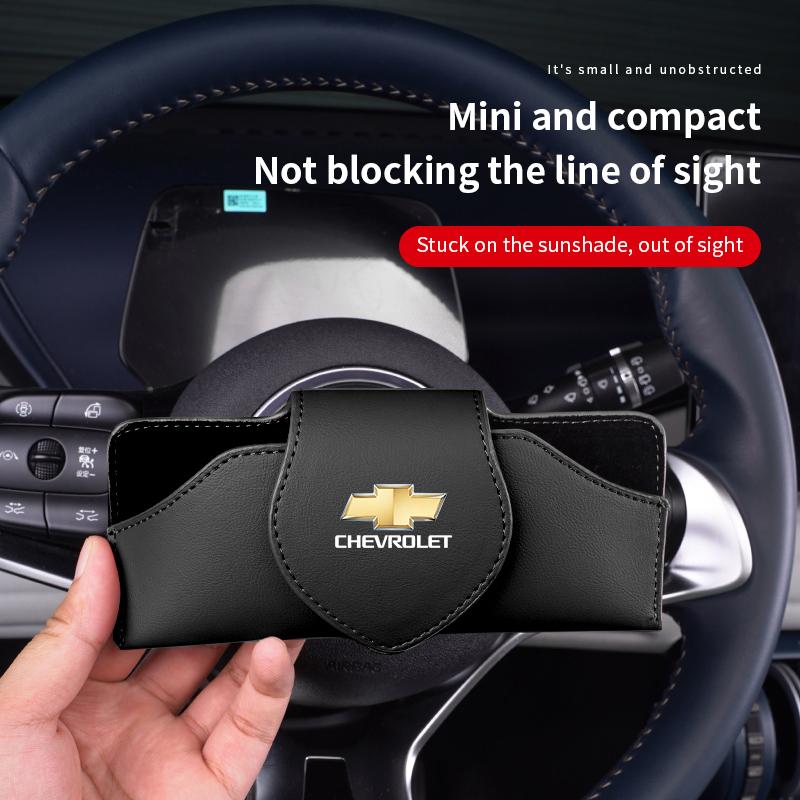 Auto Leder Brillenetui Sonnenbrillenbox Innenaufbewahrung Für Chevrolet Spark Captiva Cruze Malibu Equinox Trax Camaro Blazer