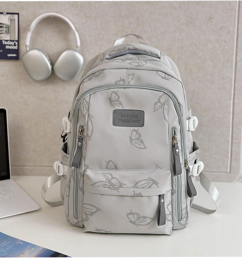 Reflective Butterfly Backpack for Middle & High School Girls – Versatile Shoulder Bag for Students