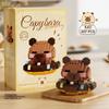 Mini Puzzle Building Blocks Dog Styling Micro Capybara Figurines  Gift for Boy Girl