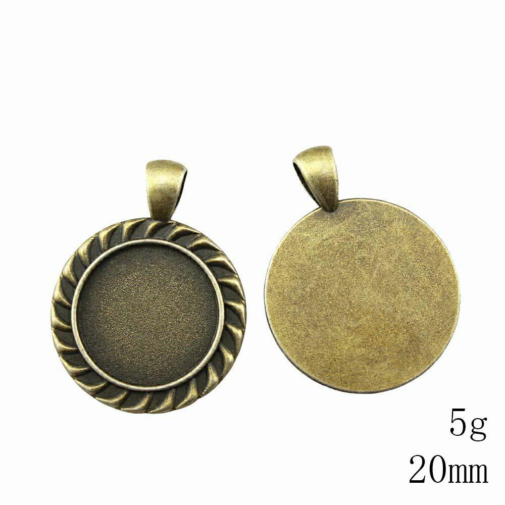 Bijuterii și Accesorii de Ziua Mamei Potrivite pentru Cabochon de Sticlă Rotund 20mm Bază Setare Tavă Bezel Piese Accesorii Bijuterii Accesorii pentru Bărbați