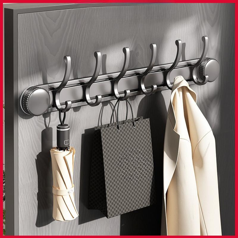 Household Suction Cup Door Rear Hook Perforation-free Strong Load Bearing Door Rear Hanging Rack Storage Wall Hanging Rack Hook