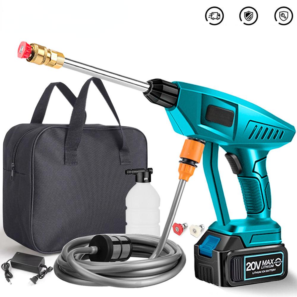 Rechargeable Power Garden Tool Wireless High Pressure Cleaning Water Spray Gun New Outdoor Portable Car Wash Machine