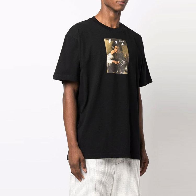 OFF WHITE FW21 T Shirt Men's Black OMAA038F21JER0051084