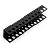 Screwdriver Holder Heavy Duty Wall Mount Storage Rack Organizer for Workshop Shed Garage Home Black