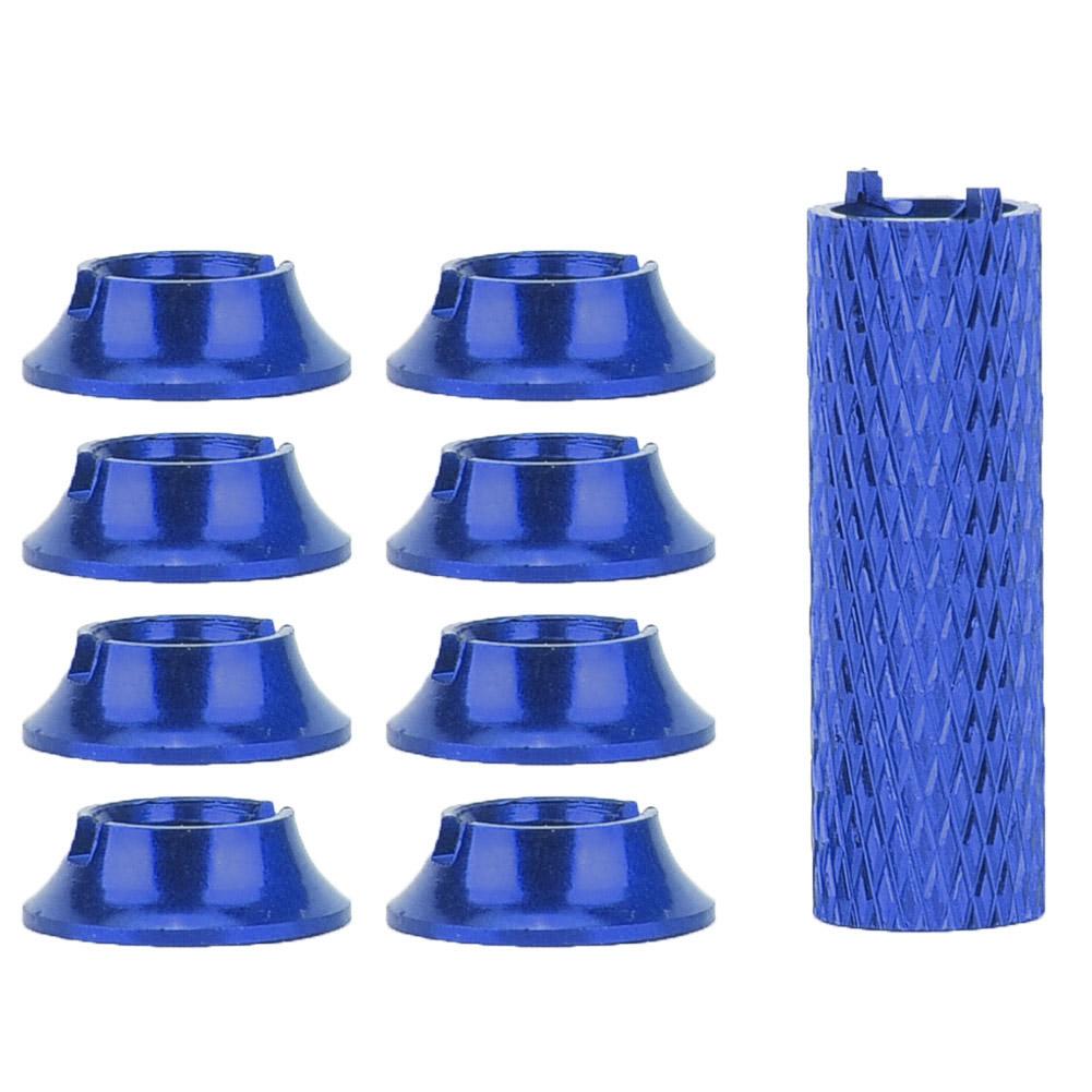 

RC Transmitter Gear Switch Aluminum Nuts Kit Fits for FUTABA Remote Controller (Dark Blue)