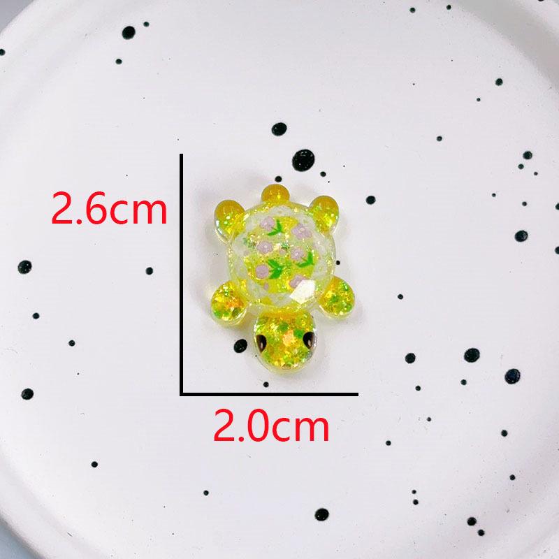 Flashing Resin Luminous Turtle Ornaments - Large & Small DIY Accessories