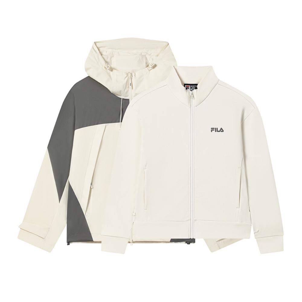 New FILA ORIGINALE Jacket Women's Two Piece Set Pudding F11W539708FIV