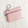 Genuine Leather Cowhide Card & Key Holder with Coin Purse - Compact and Portable