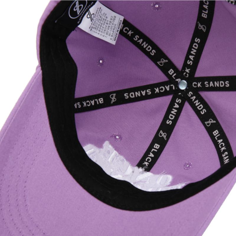 BLACK SANDS One-Up Time Embroidered Ball Cap_Light Purple