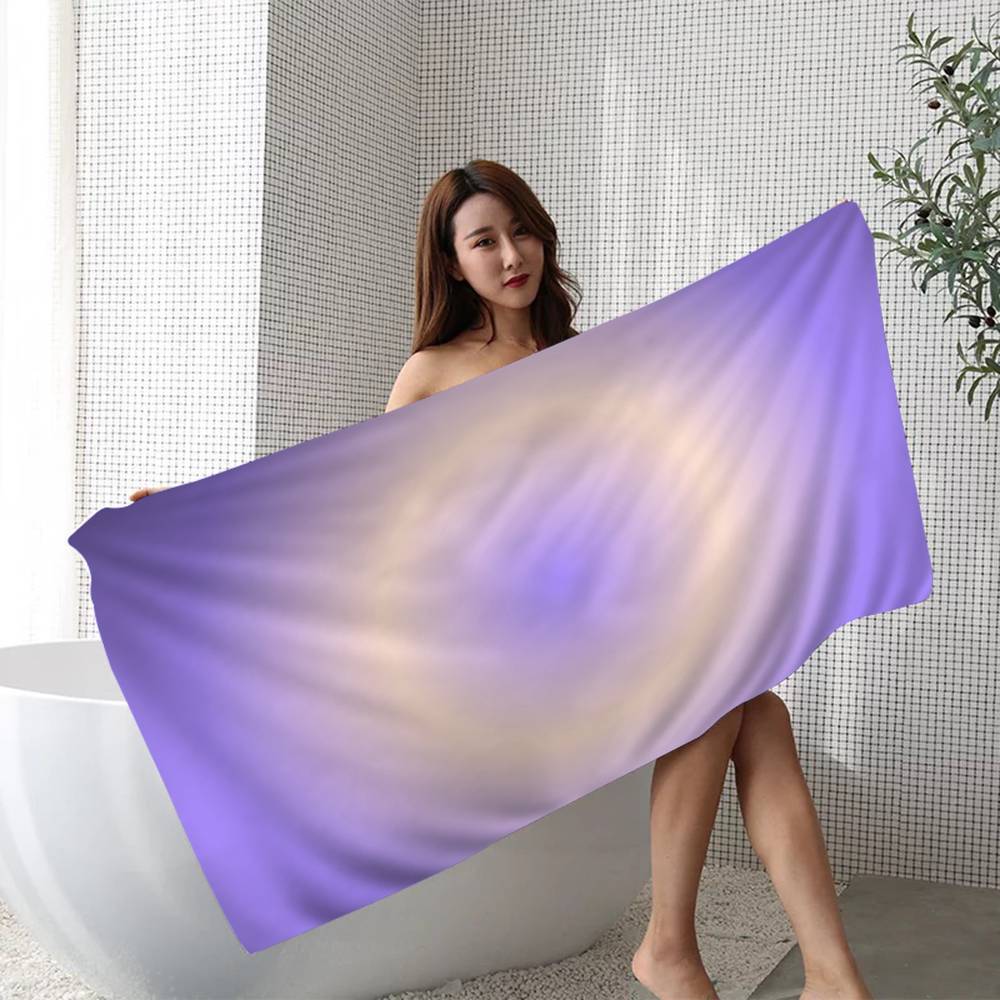 

Gradient Color Simple Fresh Style INS Anime Beach Swimming Towel Soft Absorbent Washcloth Children s Gifts For Kids Travel W40*H60(CM)