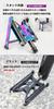 GORIX Bicycle Pedals Flat Pedals with Stand Pedal Stand Black Aluminum Lightweight Bicycle Stand Stylish Road Bike Cross Bike Pedal Stand Pedal