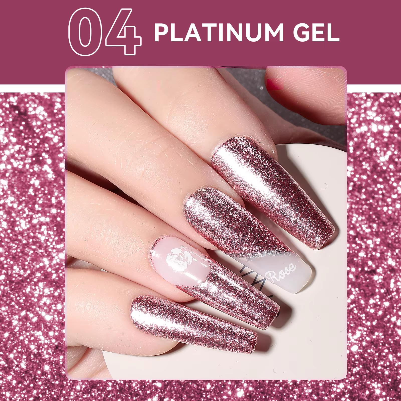 

JTING высокопигментированный супер пигментный блестящий гель-лак для ногтей платиновый 4 цвета набор OEM частная марка баночки