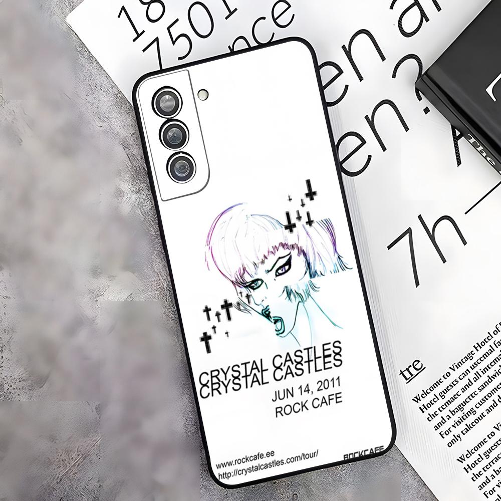 Band Crystal Castle Phone Case For Samsung S26 S25 Edge S24 S23 S22 S21 S20 Ultra Plus Fe Galaxy A54 A53 A34 A25 A16 Cover