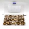165-Piece Brass Grease Nipple Set - M6, M8, M10 Combination with Straight and Bent Oil Injection Cups