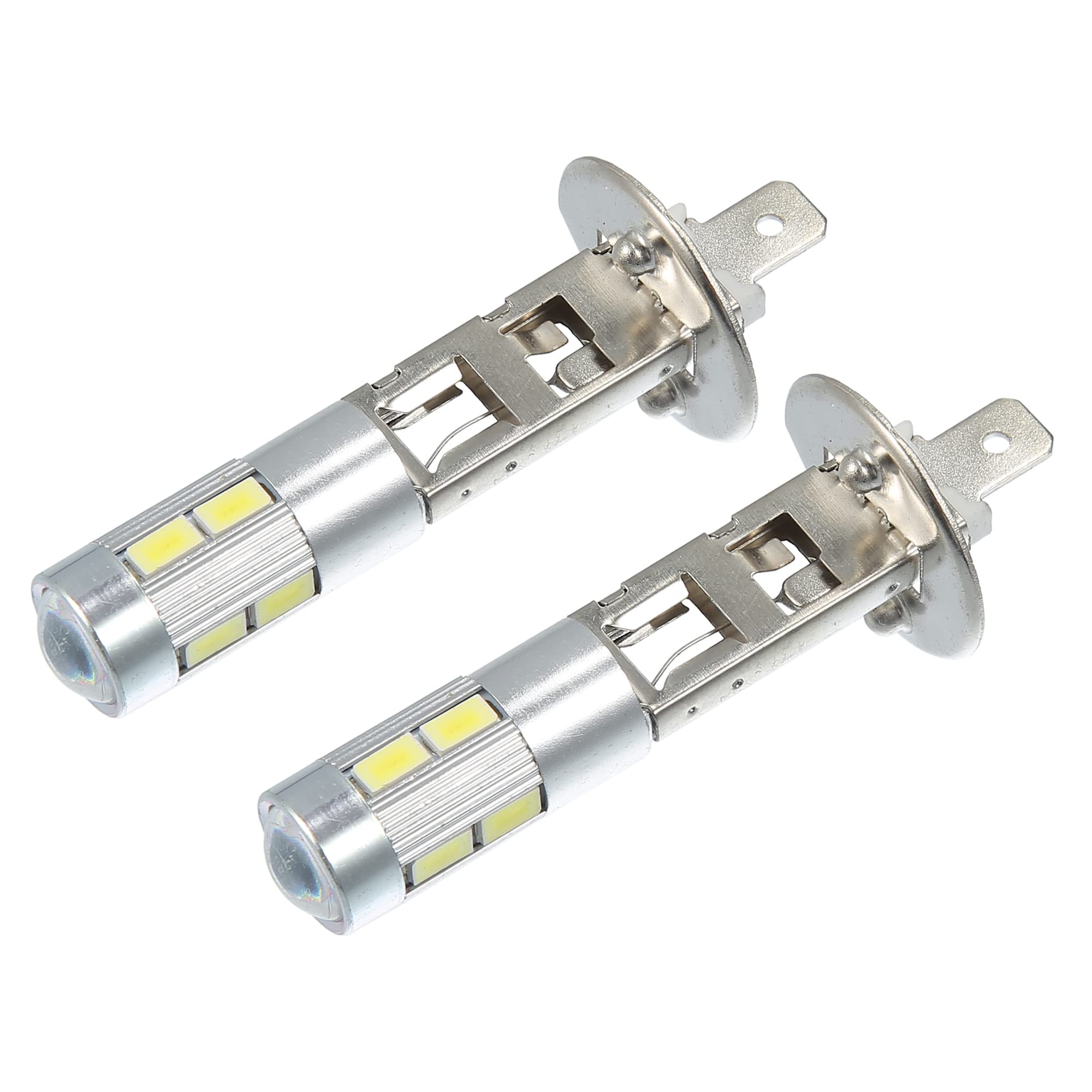 

A Pair ABSOPRO Fog Lamp LED H1 Fog Lamp Bulb Headlight Bulb 5730 Chip срібний