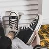 Women's Shoes High-top Canvas Shoes Female Student Korean Version 1970s Retro Ulzzang Harajuku Casual Board Shoes