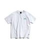 Peullukeu Aqe Long Island Graphic Short Sleeve T-Shirt White Fst358