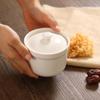 Ceramic Stew Cup, Simple Restaurant, Household Water-Proof Stew Soup Cup, Baby Dessert, Complementary Food, Porridge, Bird'S Nest Stew Cup, Small Stew