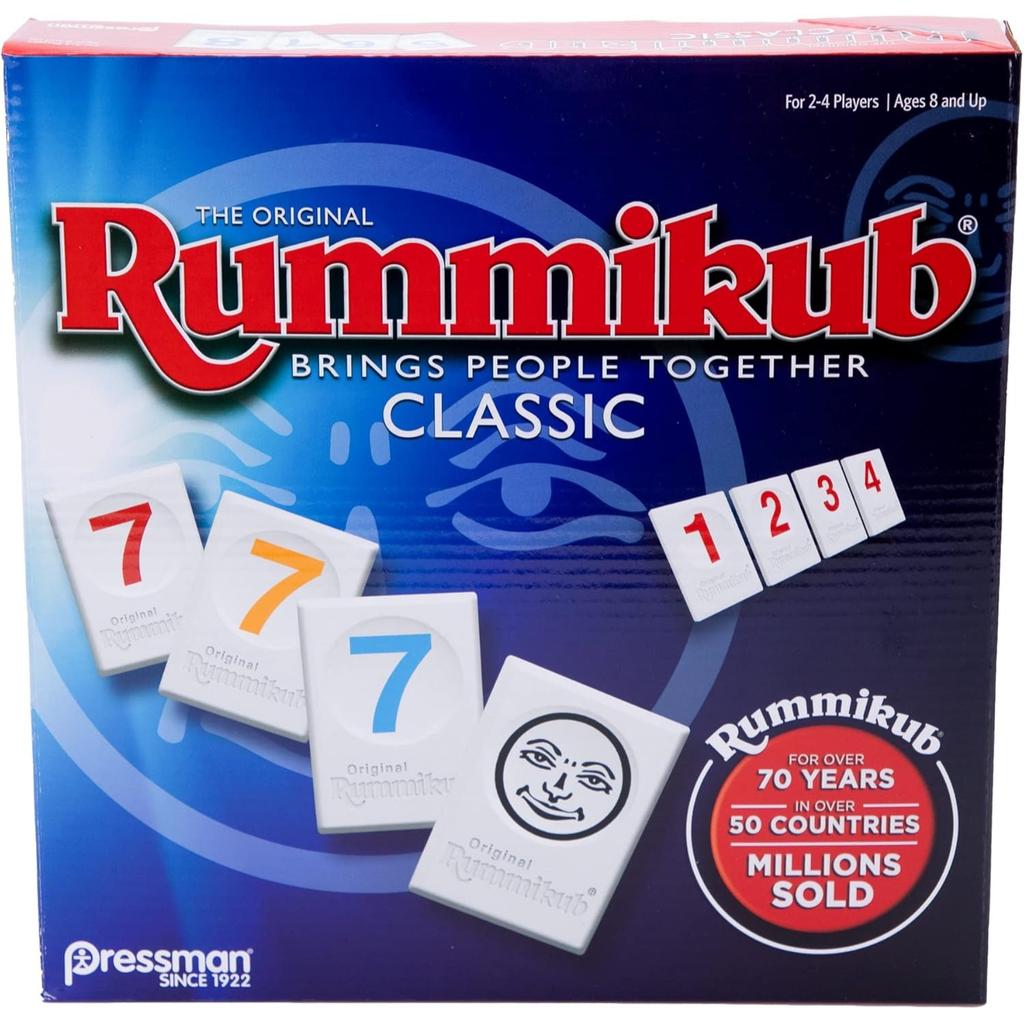 Rummikub Rummy Dlaždice Rodinná Hra Strategie a Štěstí Podporuje STEM Dovednosti pro Dospívající Dospělé Zábava