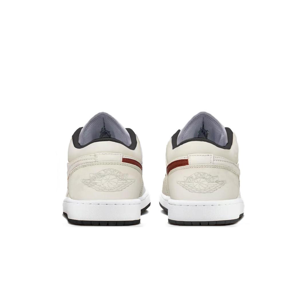 Jordan Air Jordan 1 Abrasion Resistant Height Increasing Low top Vintage Basketball Shoes Unisex Ecru 553558-153(Team1439-)