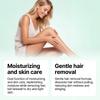 OCEAURA Refreshing Moisturizing Depilatory Cream for Smooth, Gentle, and Non-Irritating Hair Removal