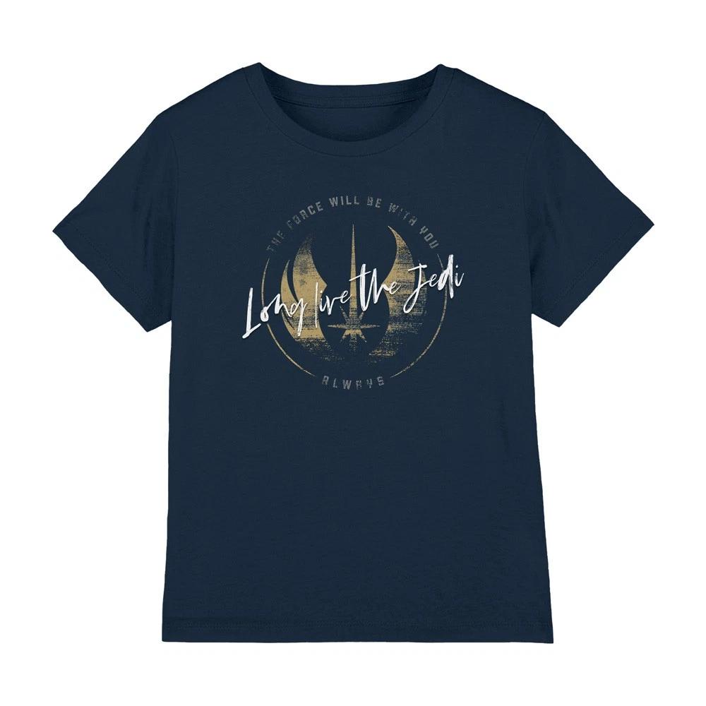 Оби-Ван Кеноби Да здравствуют Джедаи Детская футболка Темно-синяя 140