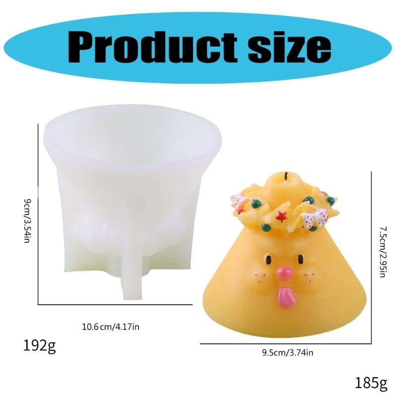 Christmas Wreath Silicone Candle Molds Soap Making Molds Resin Silicone Molds for Epoxy Resin Candle Home Decoration
