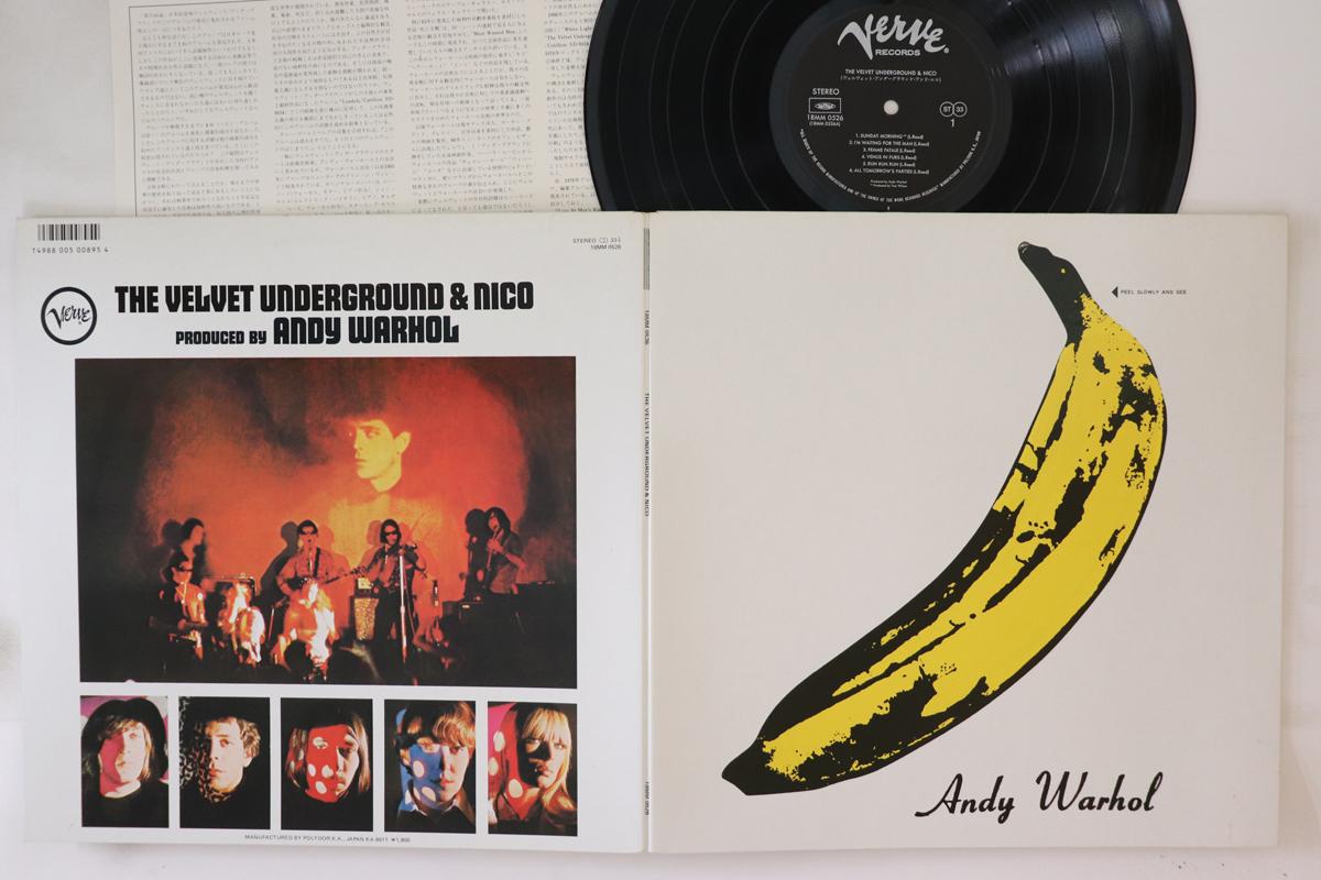 

LP Record VELVET UNDERGROUND & NICO - Velvet Underground & Nico 18MM0526 VERVE 1986 Japan Rock Used