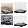 Display Case, Transparent Storage Showcase, Dustproof Shelf Collection 1/64 Scale, Acrylic Cube for
