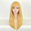 Long Blonde Hair Alice In Wonderland Alice Cosplay Wig Straight Long Synthetic Golden Hair Costume Party Halloween Wigs