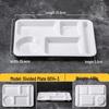 Yangge Melamine 5-Compartment Divided Lunch Tray