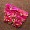 Embroidery Necklace Container Brocade Handmade Chinese Floral Coin Purse Zipper Handbags Wallet Jewelery Bag Jewelery Storage
