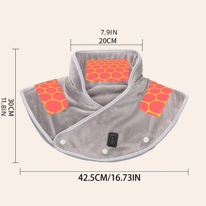 Neck Heater Pad Electric Heating Pad USB 5v2a 8W Efficient for Tension Relief with 3 Temperature Setting Adjustable