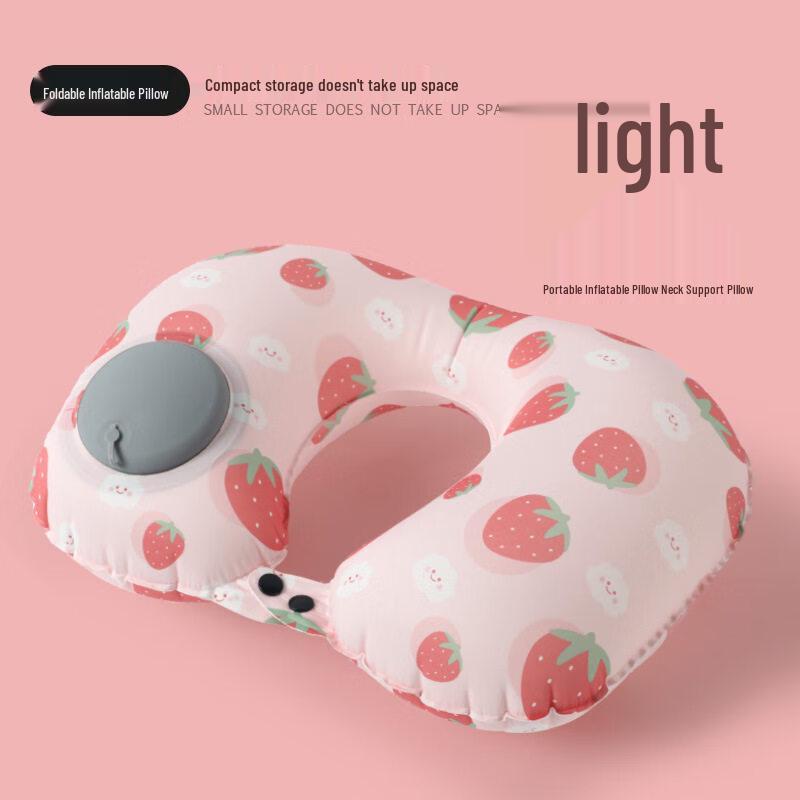 Kashisong Travel Inflatable U-shaped Neck Pillow One Size