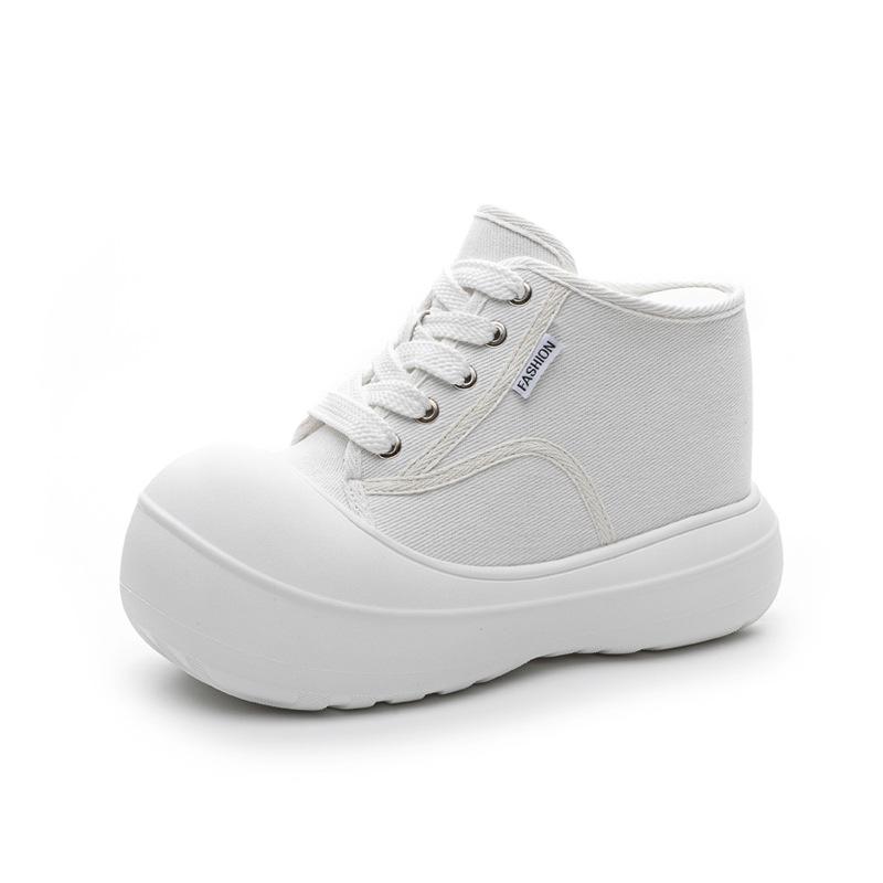 

13 см толстая подошва сумка голова тапочки внутренняя высота увеличение холст уличные тапочки женские новые уродливые милые маленькие маффины обувь для большой головы 34 белый