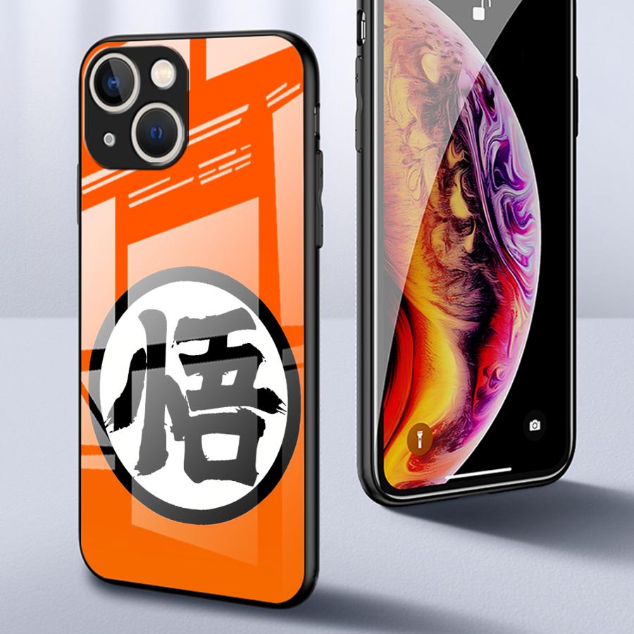 D-ragonS B-allS Guku Glass Phone Cover Case for iPhone 17 Pro Max Air XR 11 12 8 15 Plus 13 16 14