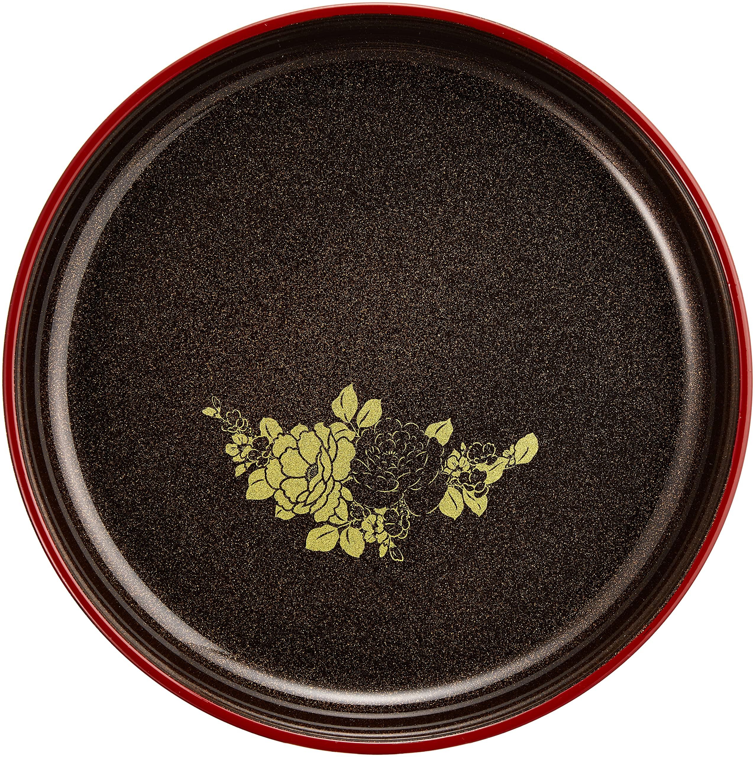 

Nakanishi Kogei Sweets Bowl, Gold Pear-Finish, Rose, 21cm, Boxed, Made in Japan, 2456009